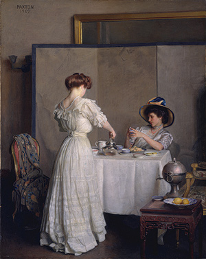 Tea Leaves William McGregor Paxton 1909