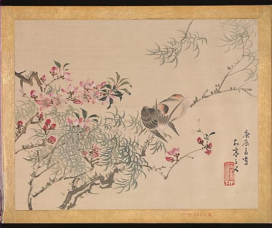 Birds and Blossom by Katei Taki, late XIX century