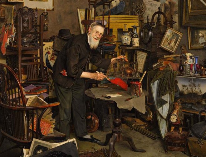 Charles-Spencelayh-The-Old-Dealer