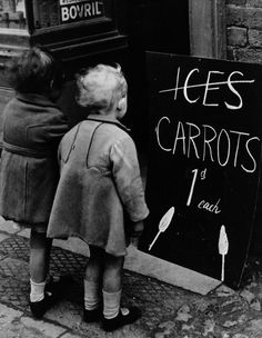 Carrots replace chocolate  and ice cream.