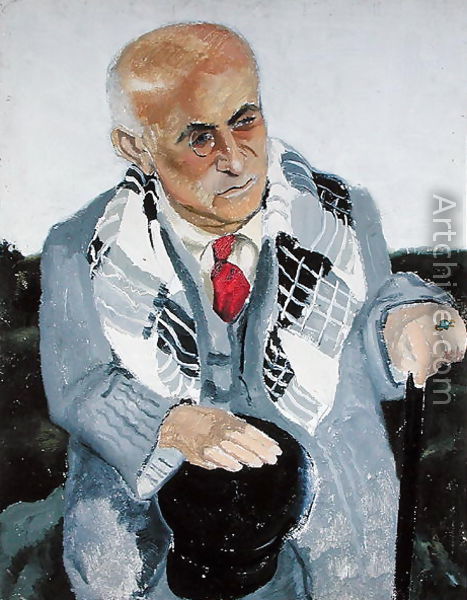 Portrait of Max Jacob. 1930. by Christopher Wood. Hilary is writing an article on the surrealist poet Max Jacob. Jewish by birth, Jacob was arrested in February 1944 and died in the internment camp at Drancy while awaiting deportation. Curiously there is almost no mention in the novel of the fate of French Jews.