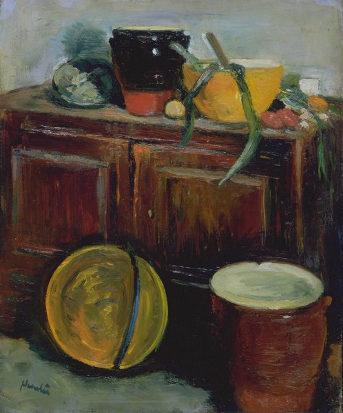 Kitchen Utensils' 1914-1918, by Leslie Hunter. Tate Gallery. London