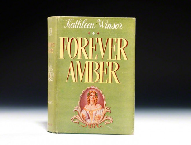 '... she fetched herself a glass of sherry, and with a faint air of guilt picked up "Forever Amber".