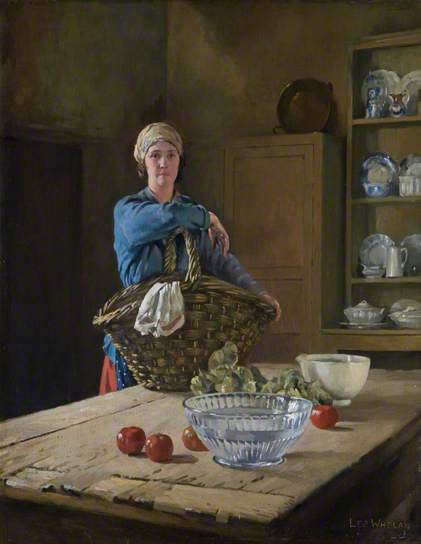 'Interior of a Kitchen' by Michael Whelan, 1934. Ulster Museum