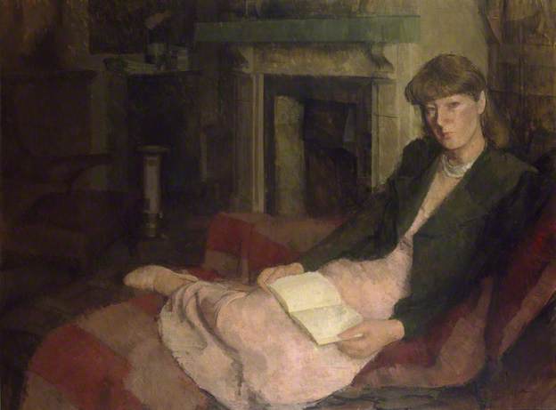 Julia by Lawfence Gowing 1942 Lady with Book