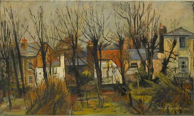 'Backs of Houes, Keats Grove' by Frances Macdonald. Arts Council Collection