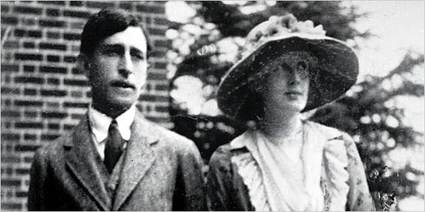 Leonard and Virginia 1912, during their engagement