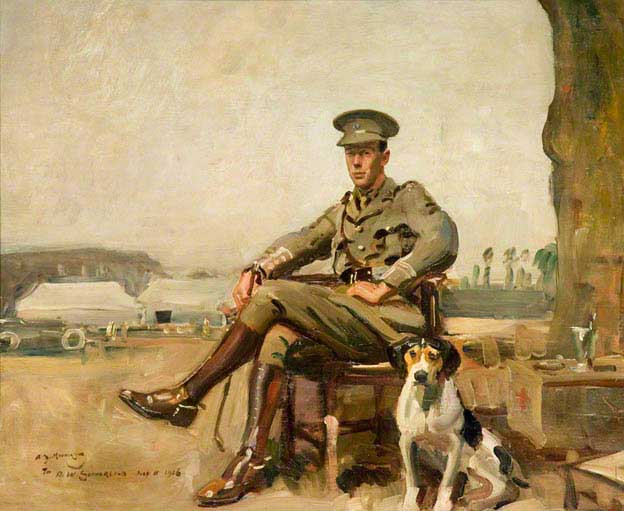   'Cavalry Officer' by Afred Munnings. The Munnings Collection