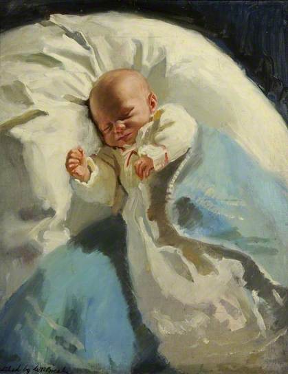 'Portrait of a Baby' by William Brealey. Museums Sheffield