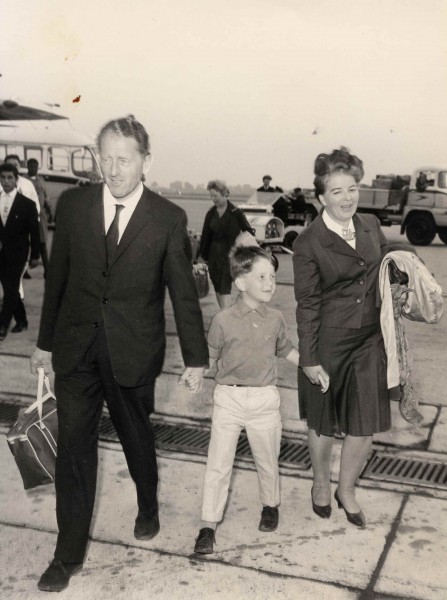 Rusty, Hilda and Keith arrive in England