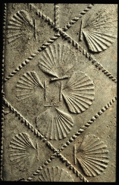 Detail of Roman coffin lid