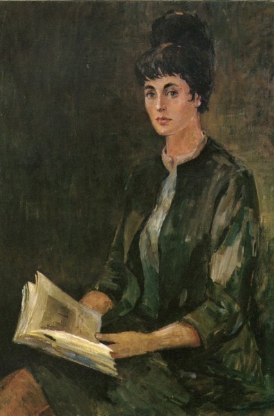Portrait of Sheila Elson by Charles Mozley 1965