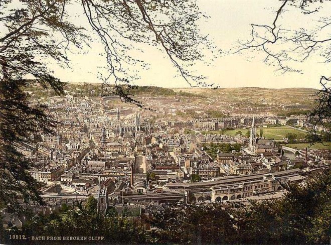 Somerset, Bath, from Berchen Cliff