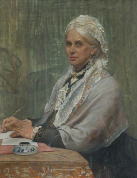 Anne Jemima Clough by William B Richmond. Newnham College Cambridge