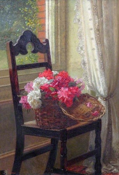 Hayllar, Jessica, 1858-1940; Rhododendrons