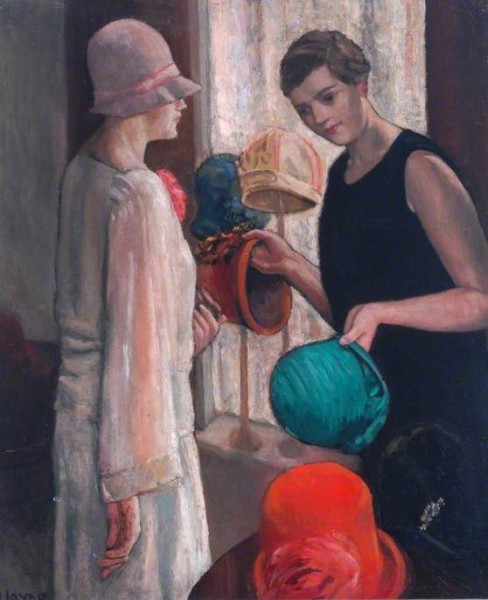 "Millinery" by Mabel Frances Layng. Darlington Borough Art Collection