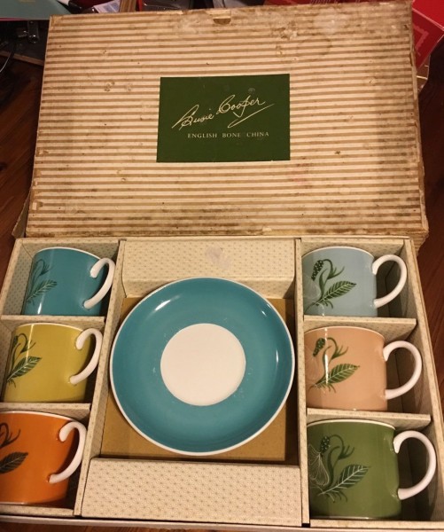 susie cooper coffee set in box