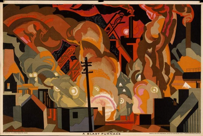 A-Blast-Furnace-Clive-Gardiner-c.1930-1