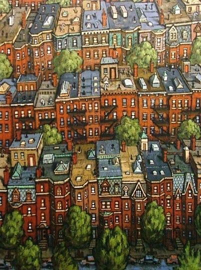 "Boston Brownstones" by Timothy Craig