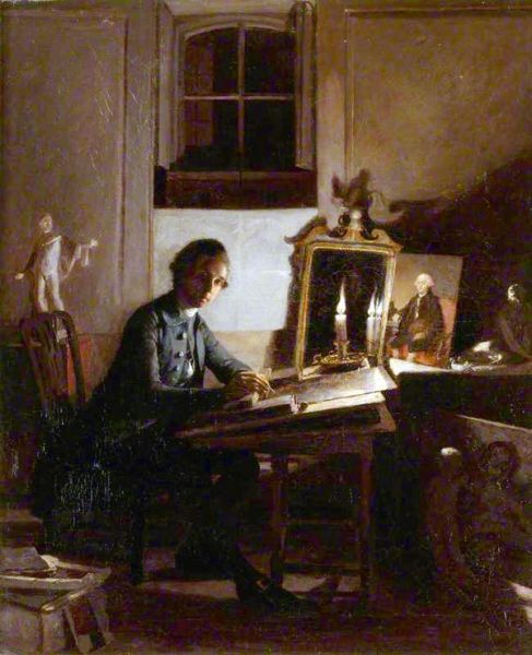 richard morton paye the artist in his studio