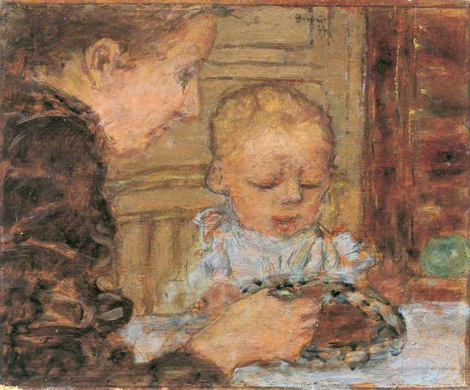 Bonnard, Pierre, 1867-1947; Grandmother and Child