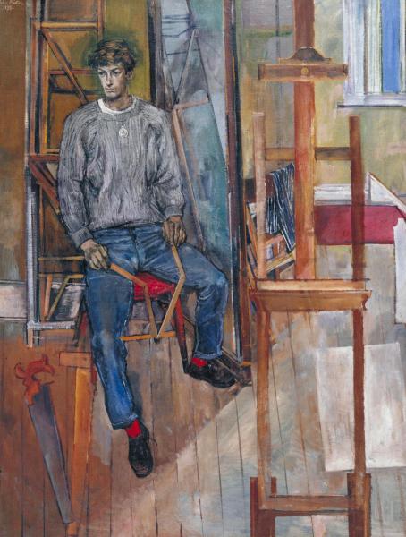 Portrait of Kevin Maybury 1956 by John Minton 1917-1957