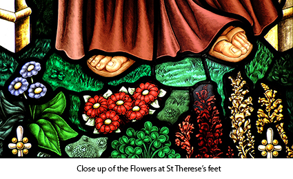 st theresa's feet