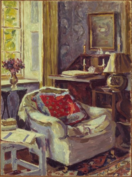 d grant artist's study at charleston 1967.j at the Met