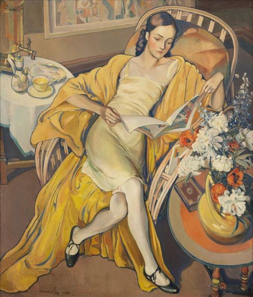 Resting by Alexander O Levy. 1930