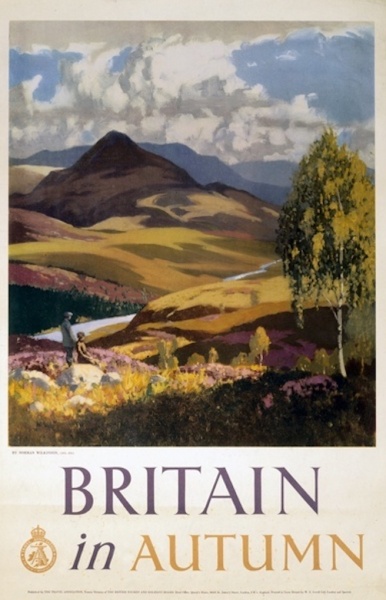 British Tourist and Holidays Board poster. Artwork by Norman Wilkinson.