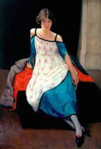 1920 portrait of Anne Finlay by Dorothy Johnstone