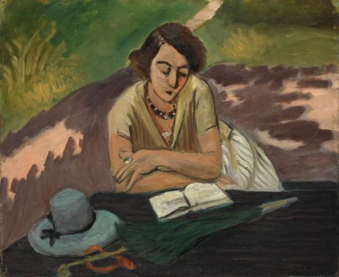 Henri Matisse (French, - Reading Woman with Parasol [Liseuse à l'ombrelle], 1921