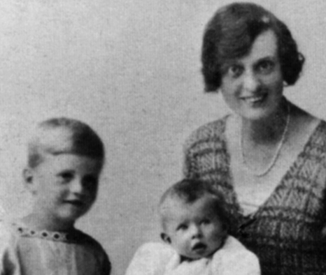 E.M. Delafield with her children, Lionel and Rosamund.