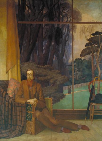 Lytton Strachey 1914 by Henry Lamb 1883-1960