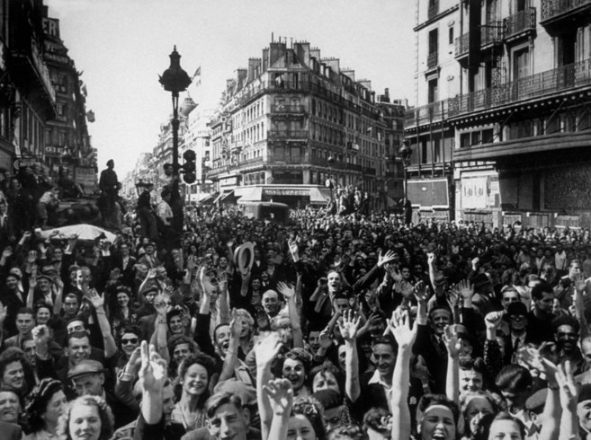 The liberation of Paris, 25  August 1944