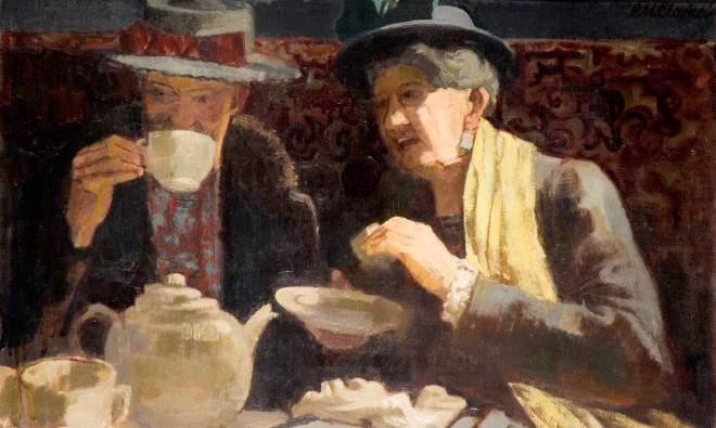 "The Merry Wives" by Paul Clarke. The Potteries Museum and Art Gallery