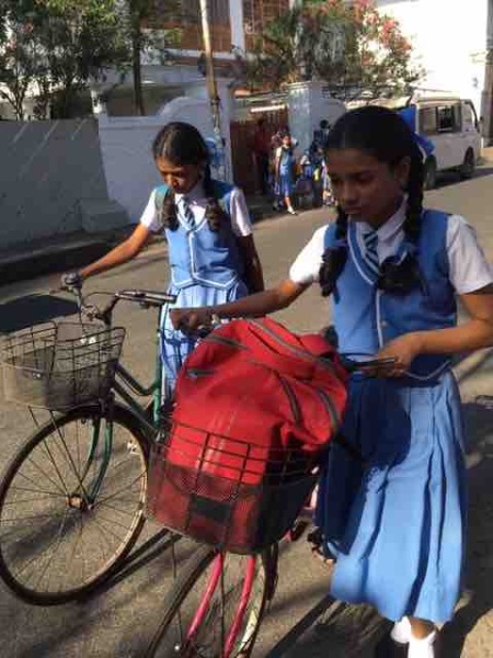 schoolgirls