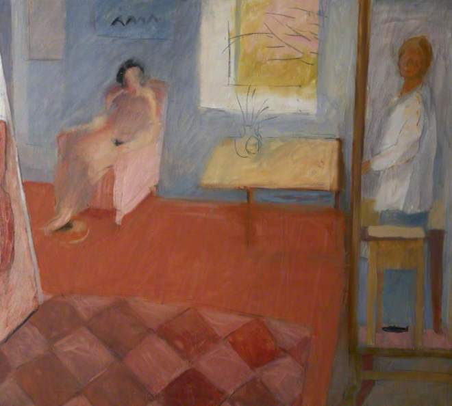 Hilton, Rose, b.1931; Friend in my Studio