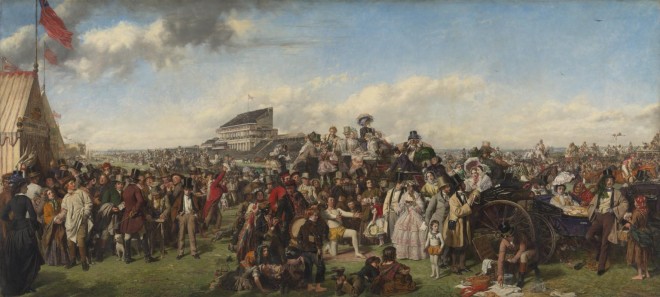 The Derby Day 1856-8 by William Powell Frith 1819-1909