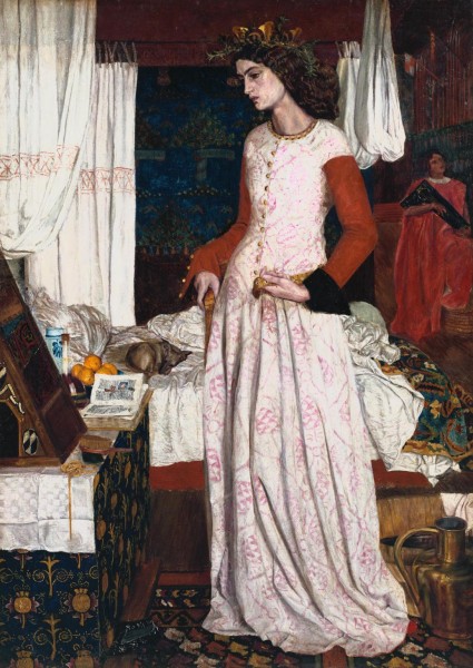 La Belle Iseult 1858 by William Morris 1834-1896