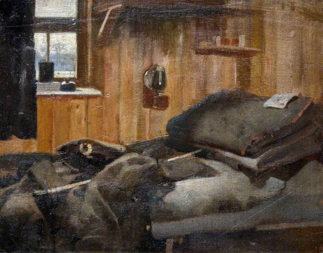 Bush, Harry, 1883-1957; Interior of Barracks, 17 A. A. Coy, North Queensferry